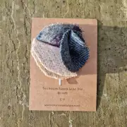 Tweed lapel pin brooch image 1