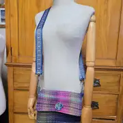 Two Sisters Lambswool Tweed shoulder bag Aurora image 2