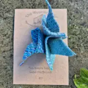 Tweed lapel pin brooch image 1