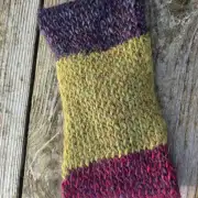 Hand Knitted multicolour headband image 7