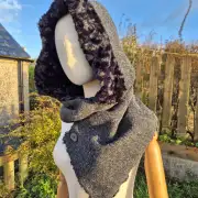 Three Sisters Tweed Hooded scarf image 1