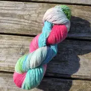 Hand-Dyed Yarn: Bluefaced Leicester,  4 ply image 2