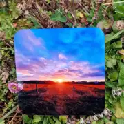Coaster - sunrise over the croft image 1