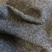 Two Sisters Tweed Fabric - Hebridean Rocks charcoal grey image 6