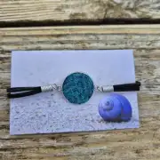 Harris Tweed and faux leather bracelet image 1