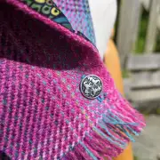 Two Sisters lambswool Tweed neck warmer - 1 image 2