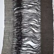 Textile Wall Art - 'tying-in' image 1
