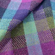 Two Sisters Tweed Fabric - Aurora Check #3 image 1