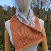 Two Sisters lambswool Tweed neck warmer image 1