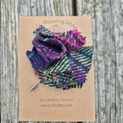 Tweed lapel pin brooch - aurora image 1