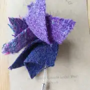 Tweed lapel pin brooch - 2 image 1
