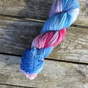 Hand-Dyed Yarn: 75% Merino, 25% silk, 4 ply image 2