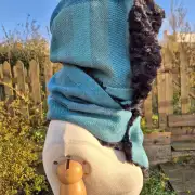 Three Sisters Tweed Hooded scarf image 3