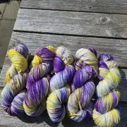 Hand-Dyed Yarn: 100% Merino, aran x5 image 1