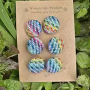 Two Sisters Tweed buttons - 5 2 image 1