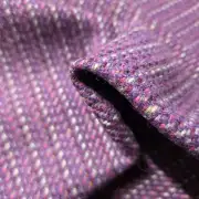 Two Sisters Tweed Fabric - purple heather image 5
