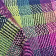 Two Sisters Tweed Fabric - Aurora Check #4 image 4
