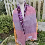 Two Sisters lambswool Tweed scarf image 2