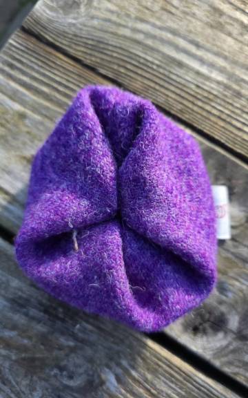 Harris Tweed hair scrunchie