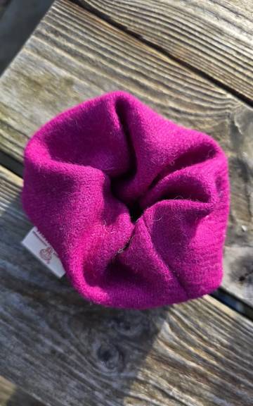 Harris Tweed hair scrunchie