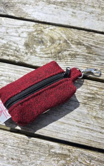 Harris Tweed Bag Holder/ Headphones Case - 1