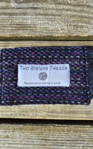 Two Sisters Tweed Card Holder