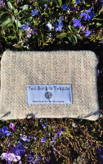 Two Sisters Tweed Zip Purse