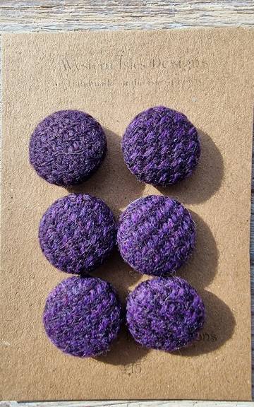 Three Sisters Tweed Buttons - 1 4