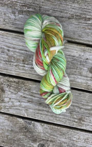 Hand-Dyed Yarn: 100% Merino, chunky