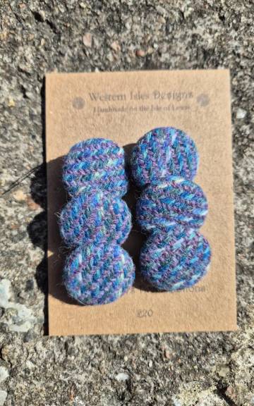 Two Sisters Tweed buttons