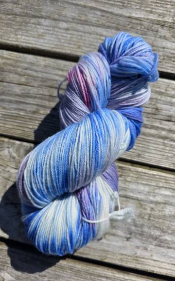 Hand-Dyed Yarn: 100% Merino, 4 ply