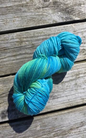 Hand-Dyed Yarn: 100% Merino, 4 ply - 2 4