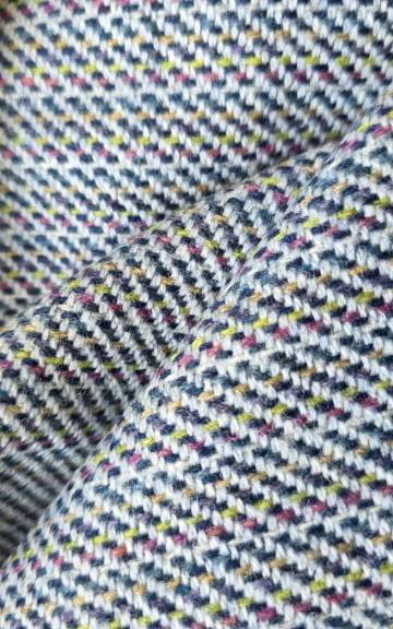 Two Sisters Tweed Fabric - ice blue retreat2