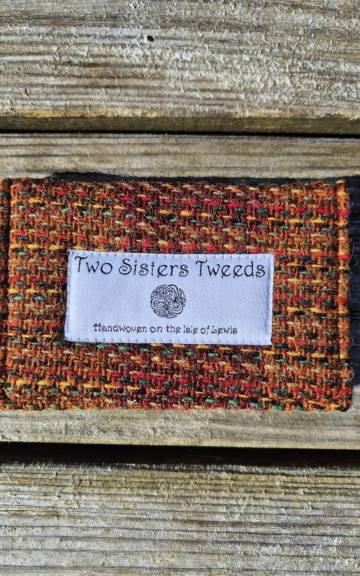 Two Sisters Tweed Card Holder