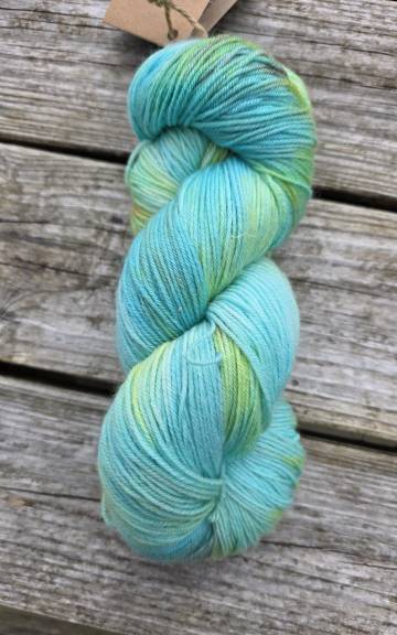 Hand-Dyed Yarn: 100% Merino, 4 ply - 1 2