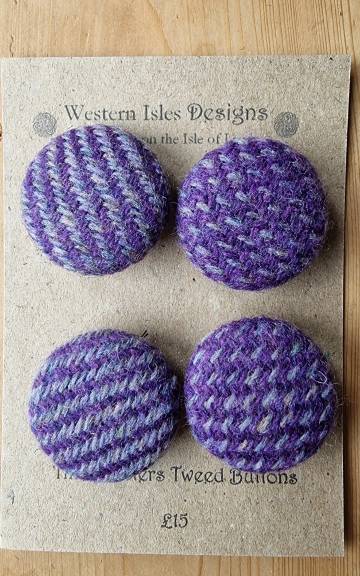 Three Sisters Tweed Buttons