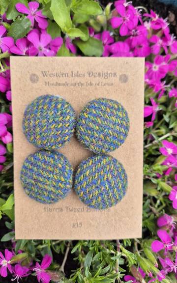 Two Sisters Tweed buttons