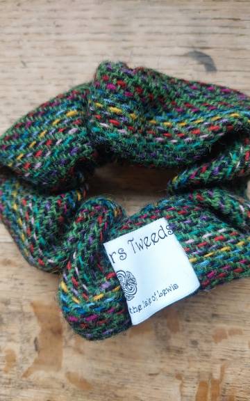 Three Sisters Tweed hair scrunchie