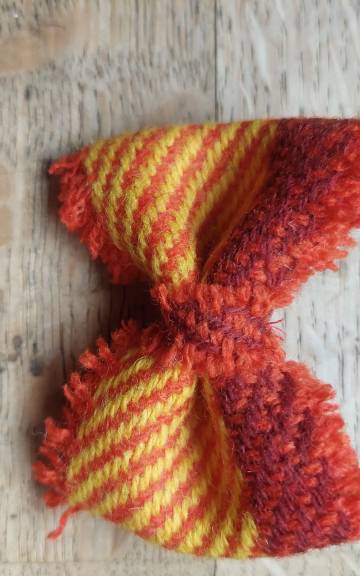 Three Sisters Tweed Hair Barrette