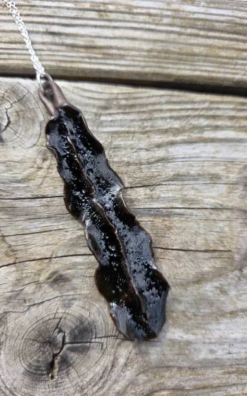 Ceramic Necklace Kelp Frond