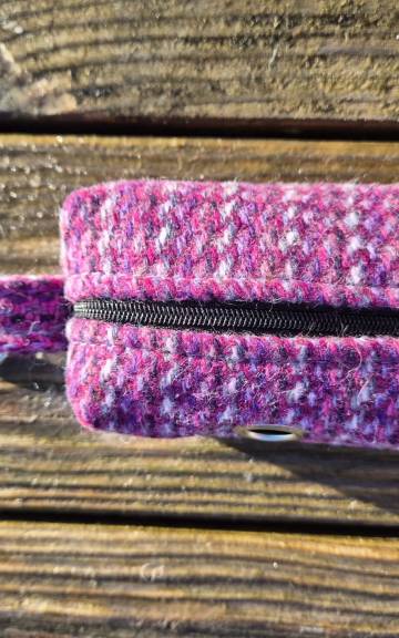 Three Sisters Tweed Bag Holder/ Headphones Case - 1