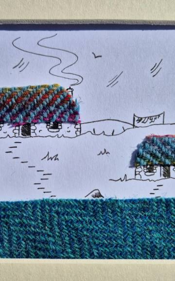 Tweed and pen original picture