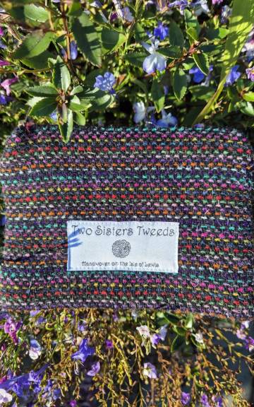 Two Sisters Tweed Zip Purse