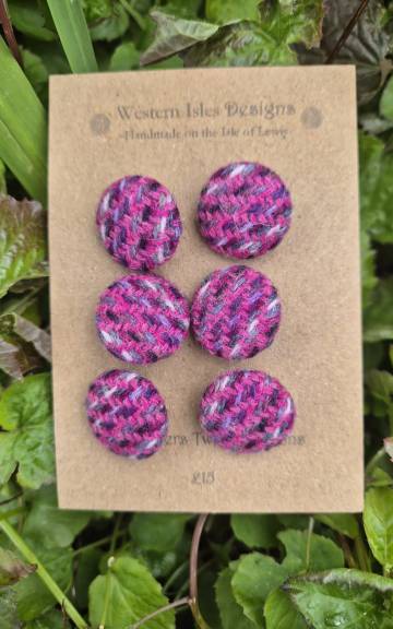 Two Sisters Tweed buttons - 8 2