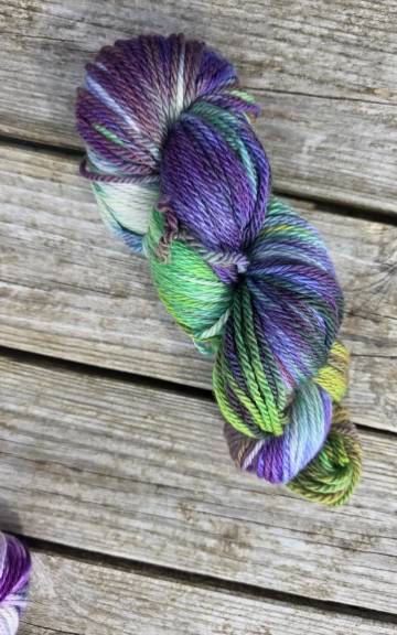 Hand-Dyed Yarn: 100% Merino, aran
