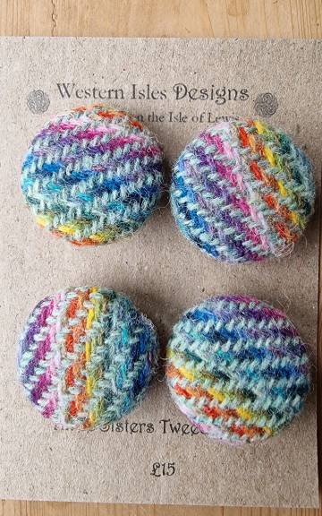 Three Sisters Tweed Buttons - 1 11