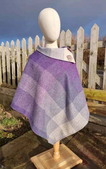 Two Sisters Tweeds tweed cloak / poncho