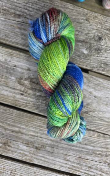 Hand-Dyed Yarn: 100% Merino, aran - 7 2