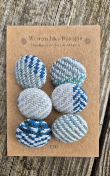 Two Sisters Tweed buttons