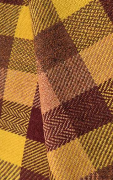 Two Sisters Tweed Fabric - autumn check